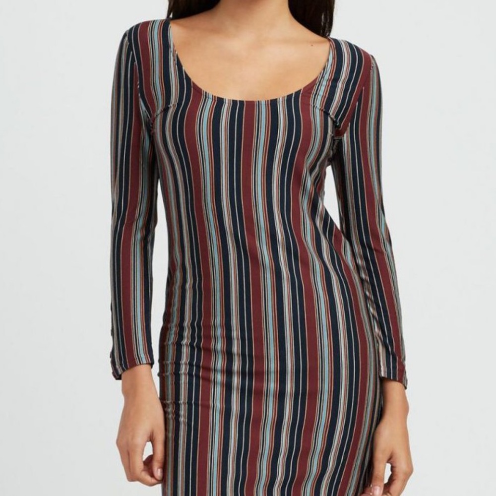 Rvca Tare Fitted Dress size medium